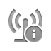 Info, antenna Gray icon