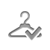 checkmark, hanger Gray icon