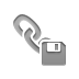 Diskette, Link Gray icon