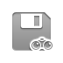 Diskette, Binoculars DarkGray icon