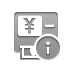 Atm, Info, yen DarkGray icon