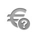 help, Currency, Euro, sign DarkGray icon