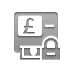 Lock, Atm, pound DarkGray icon