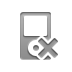 cross, ipod Gray icon