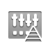 Console, pyramid, Audio DarkGray icon