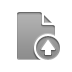 document up, Up, document DarkGray icon