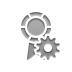 Gear, Certificate Gray icon