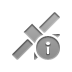 Satellite, Info Gray icon