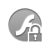 open, Lock, Flash DarkGray icon
