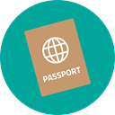 identification, document, technology, passport, Identity, travel DarkCyan icon