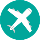 Air, airplane, Plane, transportation, transport, shape, Silhouette DarkCyan icon