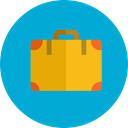 luggage, Tools And Utensils, suitcase, baggage, travelling DarkTurquoise icon