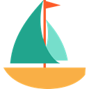 sailing, Boats, sail, transport, Sailboat, Boat Black icon