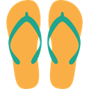 Flip flop, flip flops, Summertime, footwear, sandals, fashion SandyBrown icon