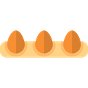 fried egg, protein, eggs, food, Boiled Egg, organic Black icon