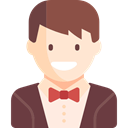 people, Man, Elegant, groom, wedding DarkOliveGreen icon