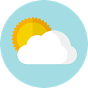 weather, Cloud, Elements, Atmospheric, meteorology LightBlue icon