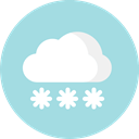 Cloud, Elements, meteorology, Snow, weather, Atmospheric LightBlue icon