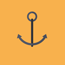 navy, sail, tattoo, Tools And Utensils, Anchor, Anchors, sailing SandyBrown icon