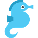 Aquarium, Sea Life, seahorse, Aquatic, Animal, Animals MediumTurquoise icon