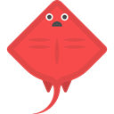 Animals, Aquarium, Stingray, Animal, Aquatic, Sea Life Tomato icon