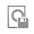 preview, Diskette Gray icon