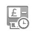 pound, Clock, Atm DarkGray icon