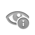 open, Info, Eye DarkGray icon