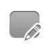 pencil, Rectangle, rounded DarkGray icon