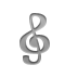 Composer, notation DarkGray icon