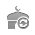 refresh, Mosque Gray icon