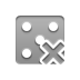 dice, Game, cross DarkGray icon
