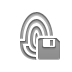 Fingerprint, Diskette Icon