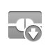 Down, Connect DarkGray icon