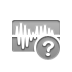 wave, Audio, help DarkGray icon