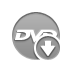 Down, Dvd, Disk DarkGray icon