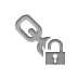 Link, open, Lock Gray icon