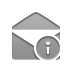 Info, envelope, open Icon