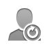 user, Reload Gray icon