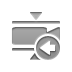 Left, Compress, video DarkGray icon