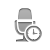 Microphone, Clock, radio Icon