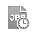 File, jpg, Clock, Format Icon