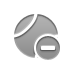 delete, Ball, tennis Gray icon