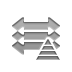 isdn, pyramid Gray icon