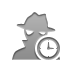 Clock, Spyware Icon