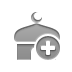 Add, Mosque Gray icon