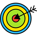 objective, sport, Archery, Arrows, Target, weapons, Arrow, archer Black icon