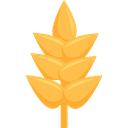 branch, food, Barley, Wheat, nature, leaves Black icon