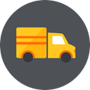 Delivery Truck, Automobile, Cargo Truck, truck, transport, Delivery, vehicle DarkSlateGray icon