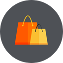 Shopper, shopping bag, Supermarket, commerce, Business, Bag, shopping DarkSlateGray icon